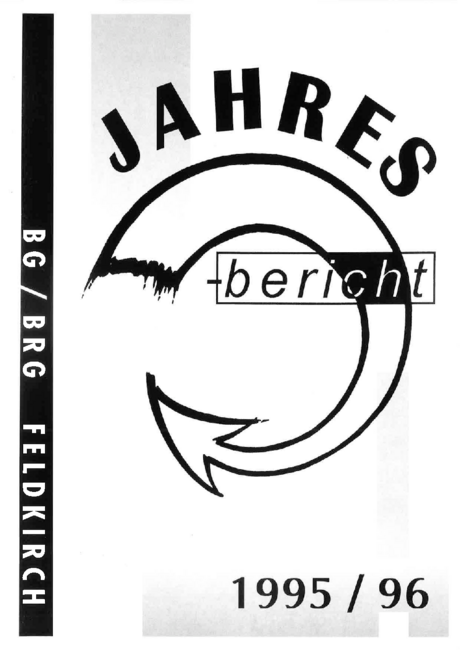 Jahresbericht 1995-1996 Deckblatt