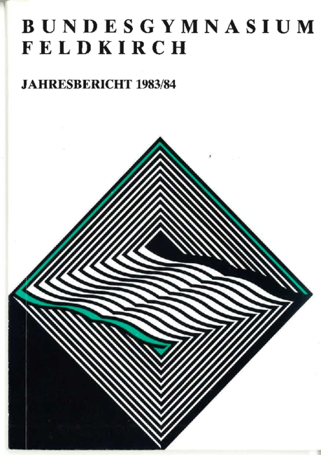 Jahresbericht 1983-1984 Deckblatt