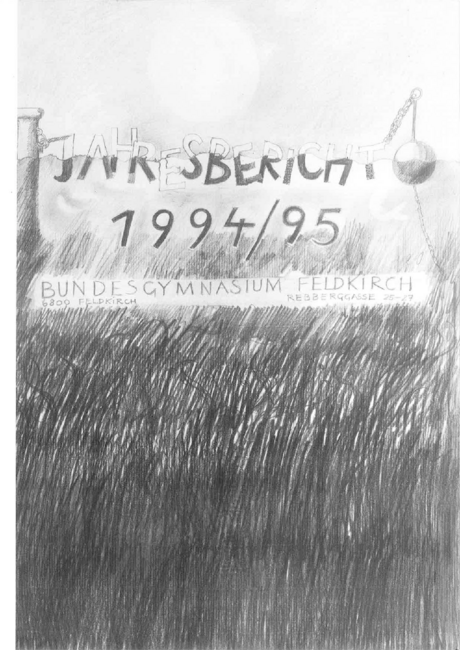 Jahresbericht 1994-1995 Deckblatt