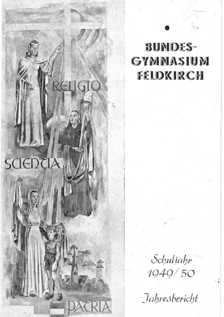 Jahresbericht 1949-1950 Deckblatt