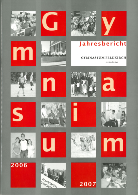 Jahresbericht 2006-2007 Deckblatt